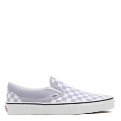 Vans Checkerboard Classic Slip-On In Languid Lavender/True White