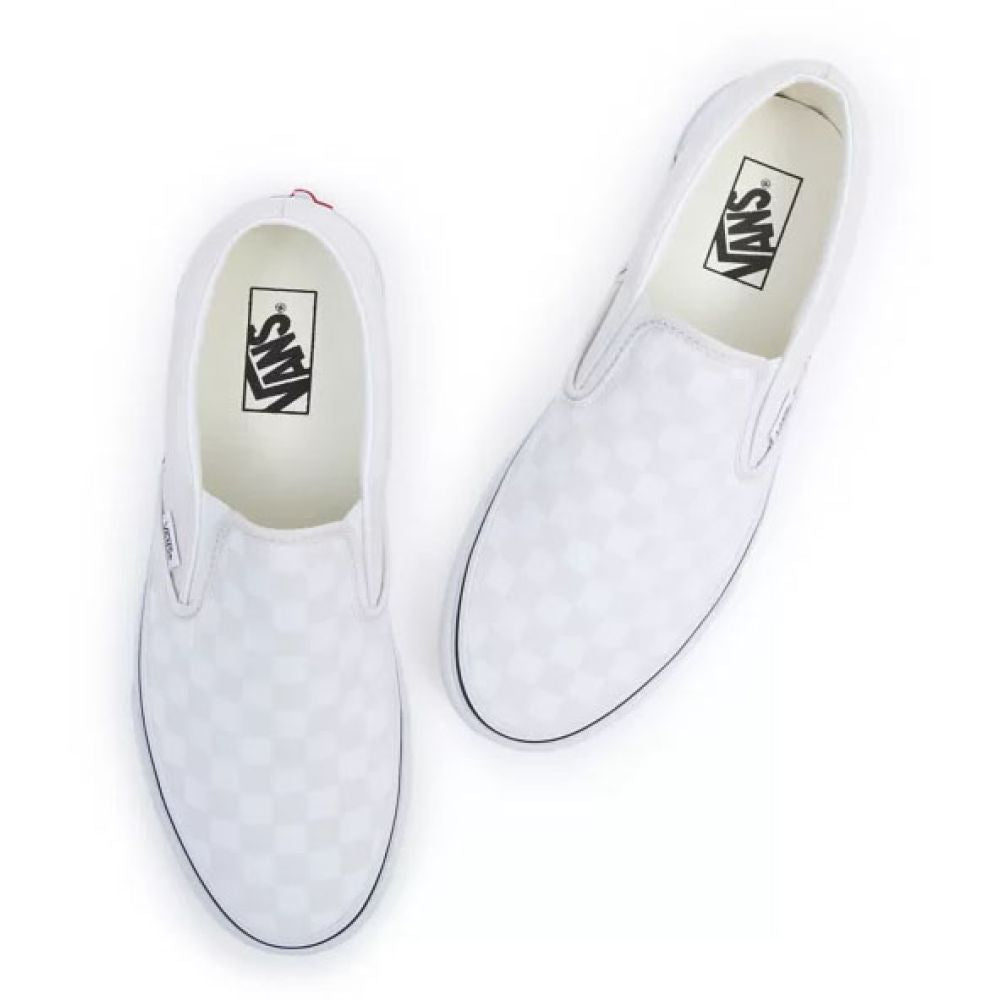 Vans Colour Theory Checkerboard Classic Slip-On In Cloud 6 Vans Colour Theory Checkerboard Classic Slip-On In Cloud - Image 4