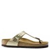 Birkenstock Women's Gizeh Birko-Flor In Gold -sorel shop 1016108 side 1100x