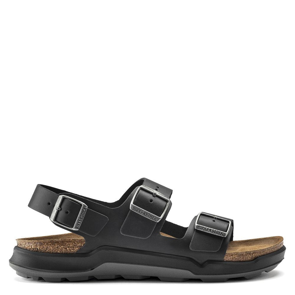 Birkenstock Men's Milano CT Oiled Leather In Black 3 Birkenstock Men's Milano CT Oiled Leather In Black