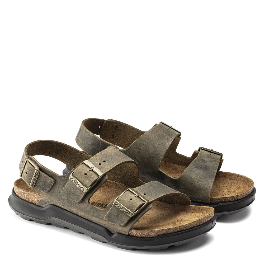 Birkenstock Men's Milano CT Oiled Leather in Faded Khaki Birkenstock Men's Milano CT Oiled Leather In Faded Khaki -sorel shop 1018427 510w