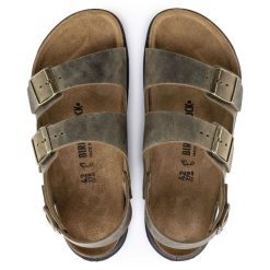 Birkenstock Men's Milano CT Oiled Leather In Faded Khaki 5 Birkenstock Men's Milano CT Oiled Leather In Faded Khaki -sorel shop 1018427 510w 4 1100x