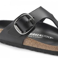 Birkenstock Women's Gizeh Big Buckle Leather In Black -sorel shop 1018776 detail 1 1100x