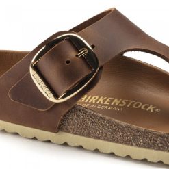 Birkenstock Women's Gizeh Big Buckle Leather In Cognac 6 Birkenstock Women's Gizeh Big Buckle Leather In Cognac -sorel shop 1018785 detail 1 1100x
