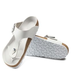 Birkenstock Women's Big Buckle Gizeh Leather In White -sorel shop 1018885 3 1100x