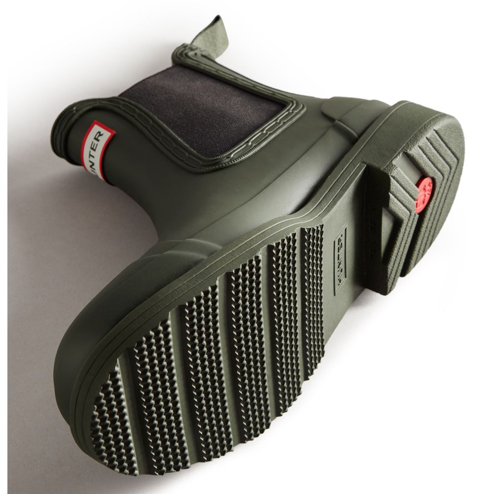 Hunter Women's Commando Chelsea Boots in Dark Olive Hunter Women's Commando Chelsea Boots In Dark Olive -sorel shop 1057