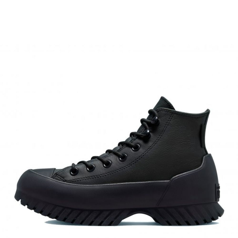 Converse Women's Chuck Taylor All Star Lugged Winter 2.0 Hi In Black/Black/Bold Mandarin 6 Converse Women's Chuck Taylor All Star Lugged Winter 2.0 Hi In Black/Black/Bold Mandarin - Image 4