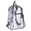 Eastsport® Backpack, PVC, 12.5 X 5.5 X 17.5, Clear/Black 1 Eastsport® Backpack, PVC, 12.5 X 5.5 X 17.5, Clear/Black -sorel shop 182700