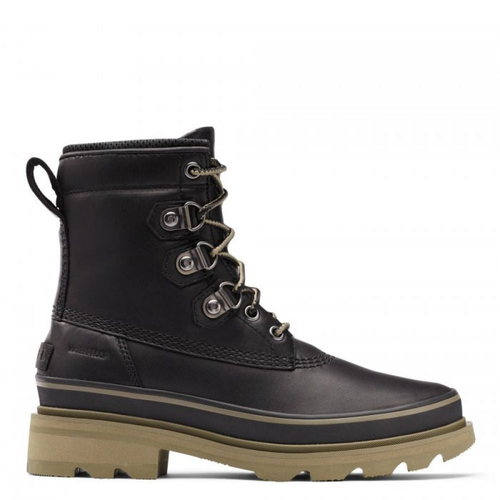 Sorel Women's Lennox Street Boot In Black/Sage 3 Sorel Women's Lennox Street Boot In Black/Sage