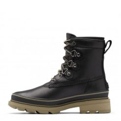 Sorel Women's Lennox Street Boot In Black/Sage 10 Sorel Women's Lennox Street Boot In Black/Sage -sorel shop 1974301 010 m presethigh res 1100x