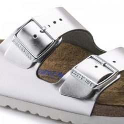 Birkenstock Women's Arizona Softbed Leather In Metallic Silver (Narrow Width) 11 Birkenstock Women's Arizona Softbed Leather In Metallic Silver (Narrow Width) -sorel shop 1 0 1005961 detail 1 1100x