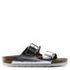 Birkenstock Women's Arizona Softbed Leather In Metallic Silver (Narrow Width) 1 Birkenstock Women's Arizona Softbed Leather In Metallic Silver (Narrow Width) -sorel shop 1 0 1005961 side 1100x