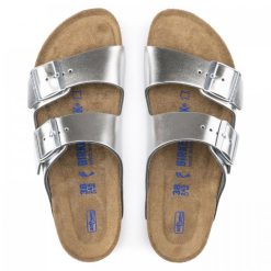 Birkenstock Women's Arizona Softbed Leather In Metallic Silver (Narrow Width) 10 Birkenstock Women's Arizona Softbed Leather In Metallic Silver (Narrow Width) -sorel shop 1 0 1005961 top 1100x