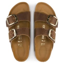 Birkenstock Women's Arizona Big Buckle Oiled Leather In Cognac (Narrow Width) -sorel shop 1 0 1011073 3 1100x