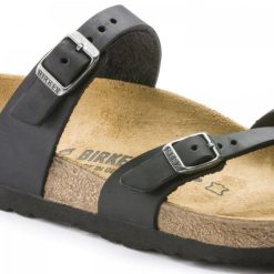 Birkenstock Women's Mayari Oiled Leather In Black -sorel shop 1 7 171481 detail 1 1100x