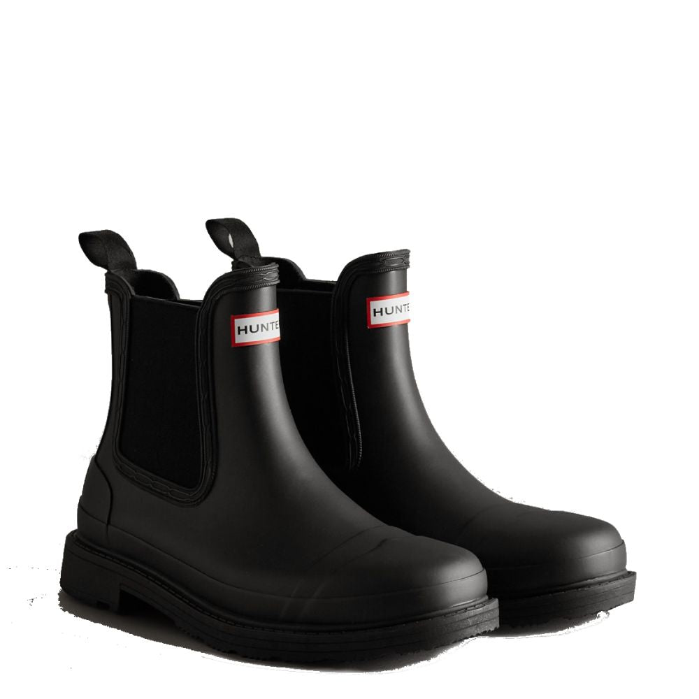 Hunter Women's Commando Chelsea Boots in Black Hunter Women's Commando Chelsea Boots In Black -sorel shop 20220114165842 prod ss22 org wfs1018rma blk