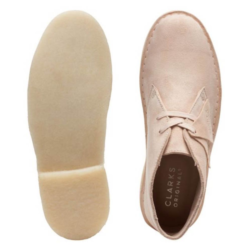 Clarks Women's Desert Boot in Beige Suede Clarks Women's Desert Boot In Beige Suede -sorel shop 26165814