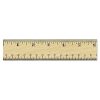 Universal Flat Wood Ruler W/Double Metal Edge, Standard, 12" Long, Clear Lacquer Finish 1 Universal Flat Wood Ruler W/Double Metal Edge, Standard, 12" Long, Clear Lacquer Finish -sorel shop 272592