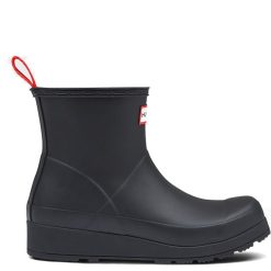 Hunter Women's Original Play Short Rain Boot In Black