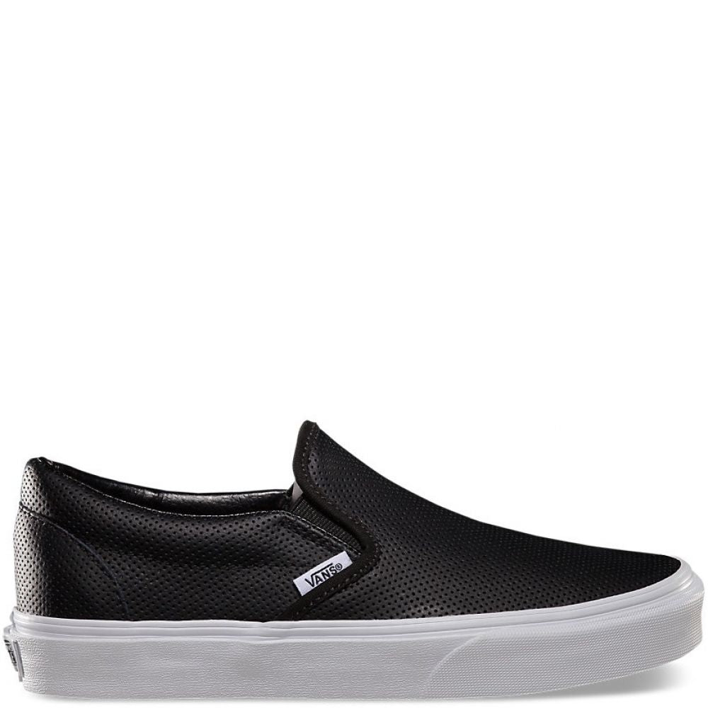 Vans Perf Leather Slip-On In Black -sorel shop 2 3 2394 vans classic slip on perf