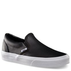 Vans Perf Leather Slip-On In Black -sorel shop 2 3 2394 vans classic slip on perf leaather black 2 3 1100x