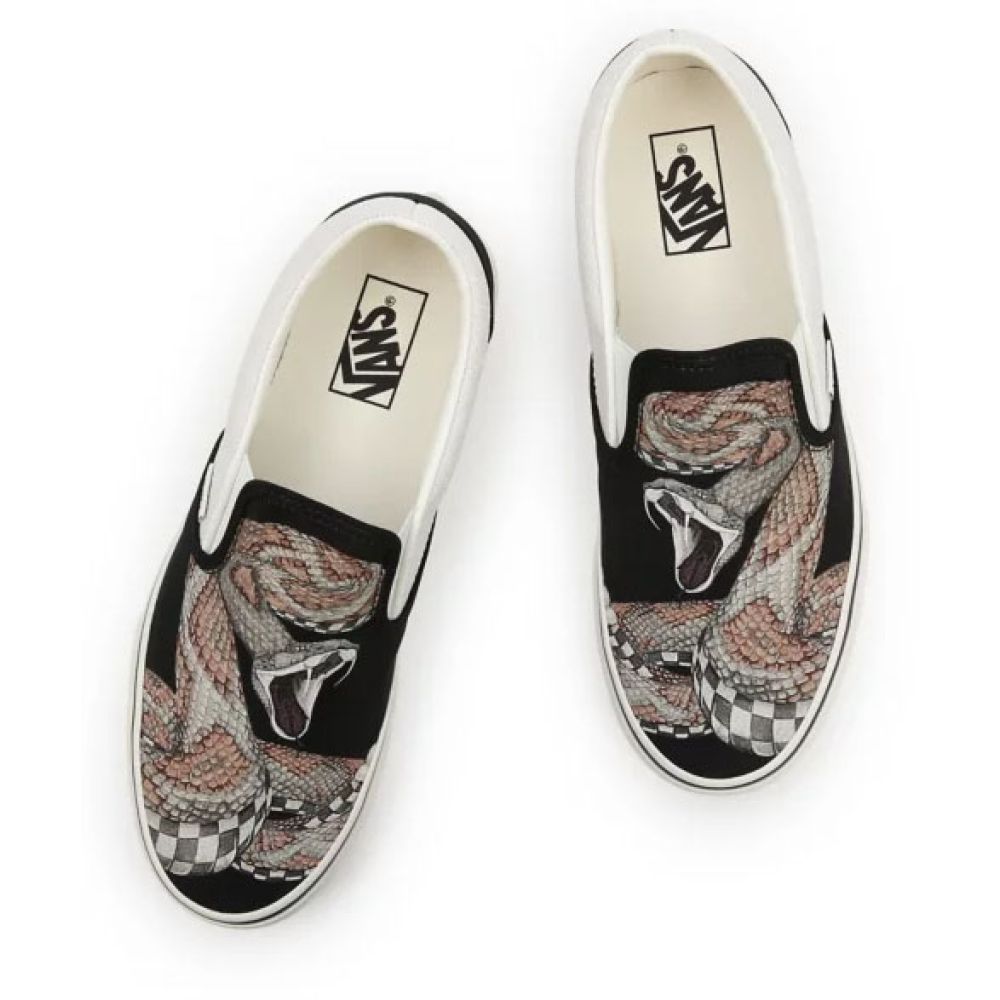Vans Desert Classic Slip-On in Snake/Black Vans Desert Classic Slip-On In Snake/Black -sorel shop 4184