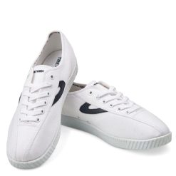 Tretorn Nylite Plus Canvas In White/Navy 4 Tretorn Nylite Plus Canvas In White/Navy -sorel shop 480167031 3 1100x