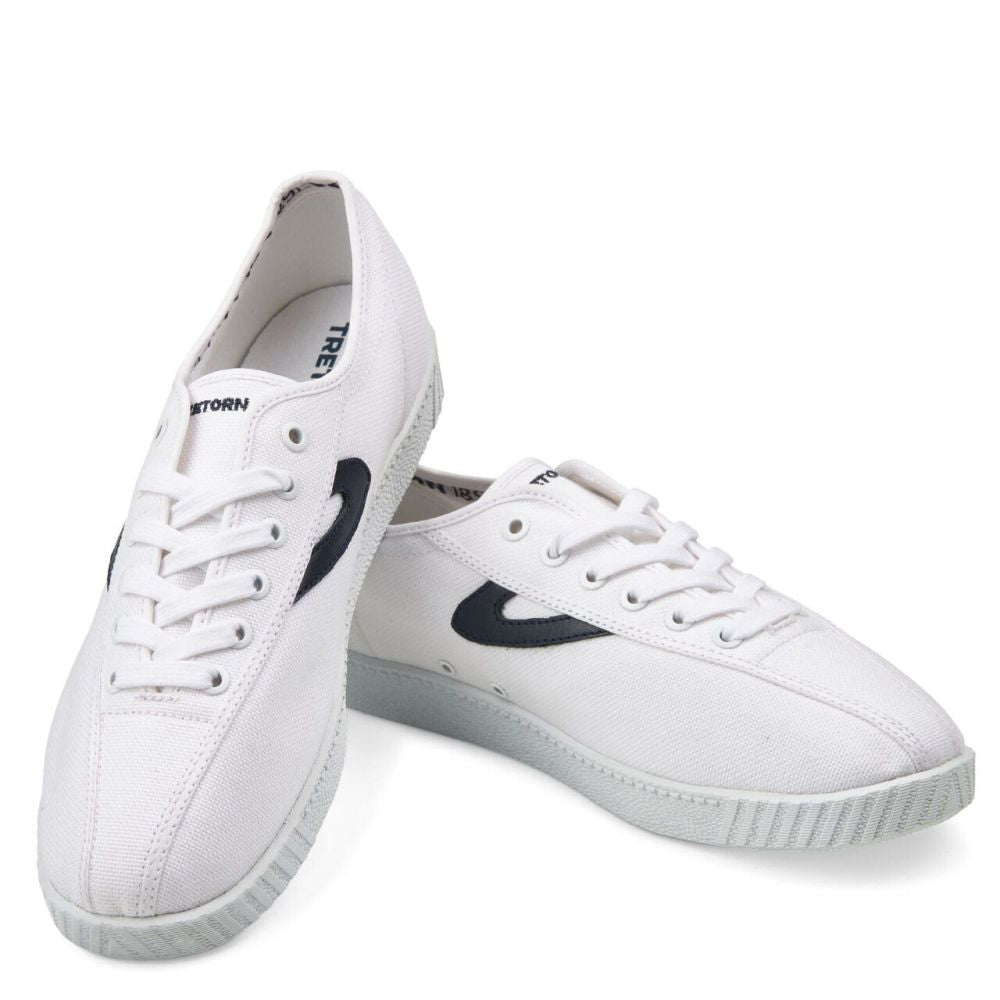Tretorn Nylite Plus Canvas in White/Navy Tretorn Nylite Plus Canvas In White/Navy -sorel shop 480167031