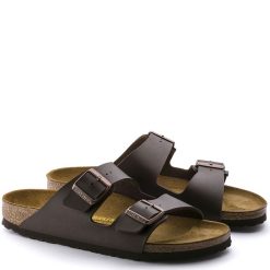 Birkenstock Arizona Birko-Flor In Dark Brown (Narrow Width) 8 Birkenstock Arizona Birko-Flor In Dark Brown (Narrow Width) -sorel shop 5 1 51703 pair 1 1100x