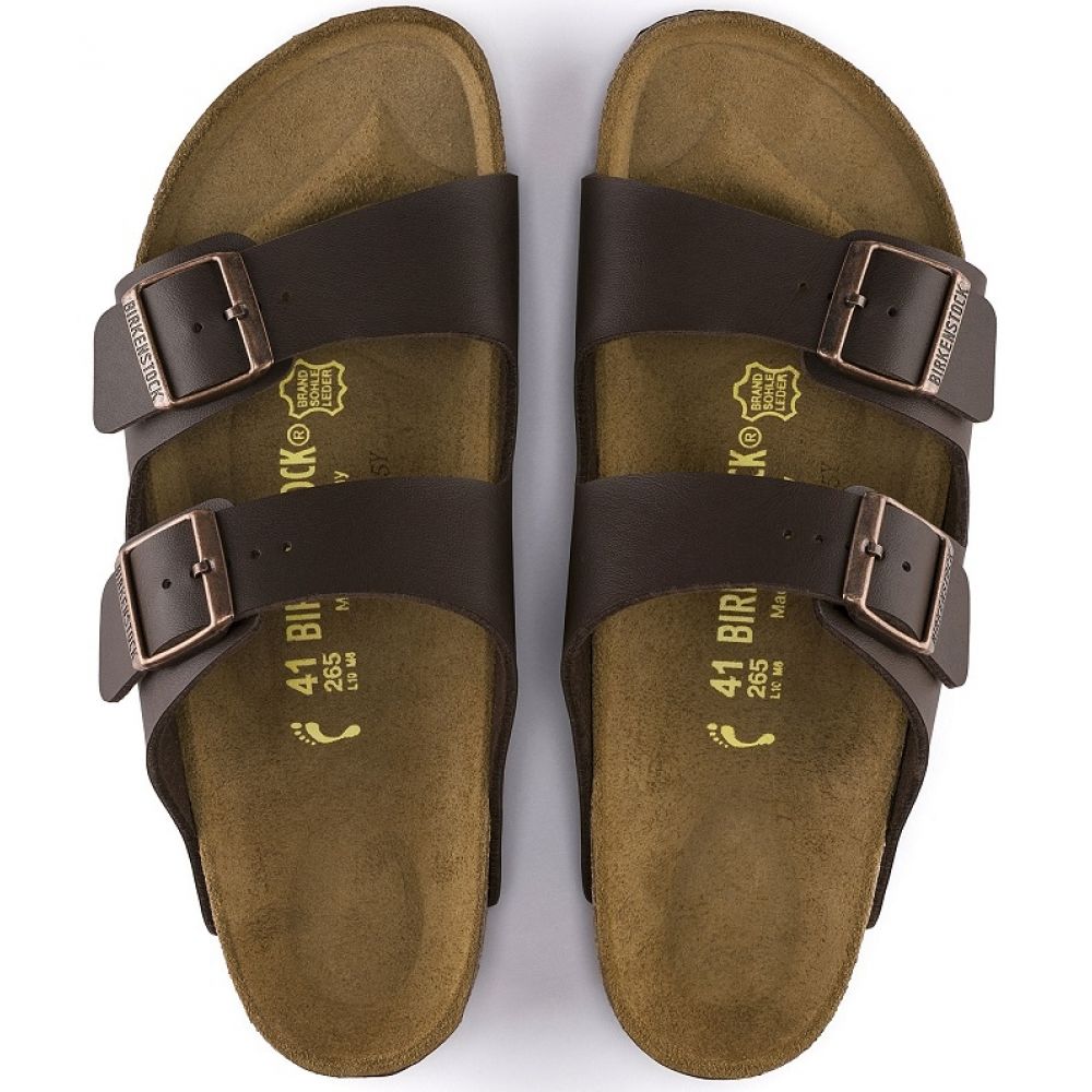 Birkenstock Arizona Birko-Flor In Dark Brown (Narrow Width) 6 Birkenstock Arizona Birko-Flor In Dark Brown (Narrow Width) - Image 4