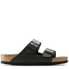 Birkenstock Arizona Softbed Birko-Flor In Black -sorel shop 5 5 551253 side 1100x