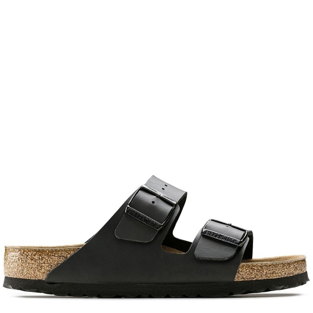 Birkenstock Arizona Softbed Birko-Flor in Black Birkenstock Arizona Softbed Birko-Flor In Black -sorel shop