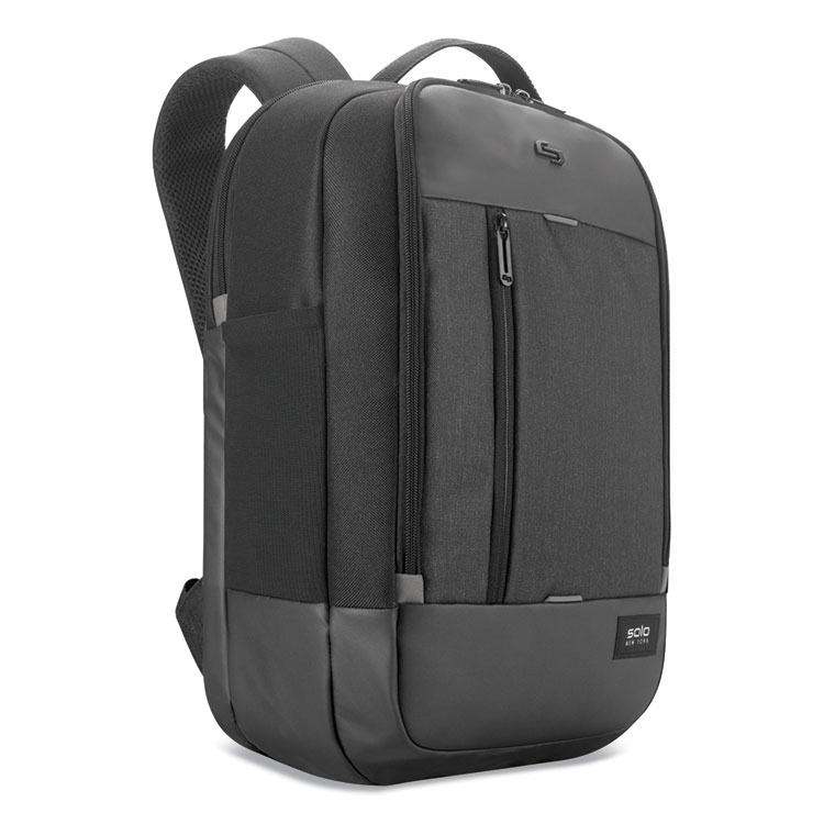 Magnitude Backpack, Fits Devices Up to 17.3", Polyester, 12.5 x 6 x 18.5, Black Herringbone Solo Magnitude Backpack, Fits Devices Up To 17.3", Polyester, 12.5 X 6 X 18.5, Black Herringbone -sorel shop 624014