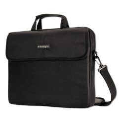 Kensington Simply Portable Padded Laptop Sleeve, Fits Devices Up To 17", Polyester, 17.38 X 2.13 X 14.25, Black