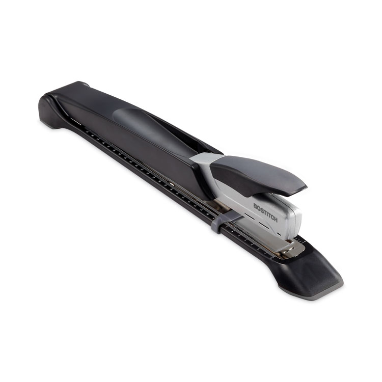 Long Reach Stapler, 25-Sheet Capacity, 12" Throat, Black/Silver Bostitch Long Reach Stapler, 25-Sheet Capacity, 12" Throat, Black/Silver -sorel shop 784296