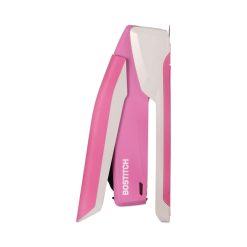 Bostitch InCourage Spring-Powered Desktop Stapler With Antimicrobial Protection, 20-Sheet Capacity, Pink/Gray -sorel shop 784298