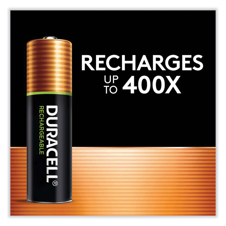 Rechargeable StayCharged NiMH Batteries, AA, 4/Pack Duracell Rechargeable StayCharged NiMH Batteries, AA, 4/Pack -sorel shop 822243