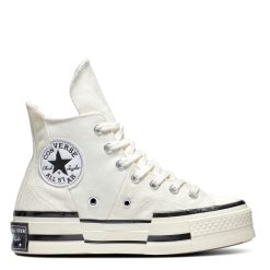 Converse Chuck 70 Plus Hi In Egret/Black/Egret