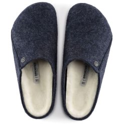 Birkenstock Men's Zermatt Shearling Wool Felt In Dark Blue 4 Birkenstock Men's Zermatt Shearling Wool Felt In Dark Blue -sorel shop BI 1017535 2098 3 1100x