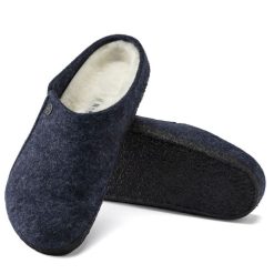 Birkenstock Men's Zermatt Shearling Wool Felt In Dark Blue 5 Birkenstock Men's Zermatt Shearling Wool Felt In Dark Blue -sorel shop BI 1017535 2098 4 1100x