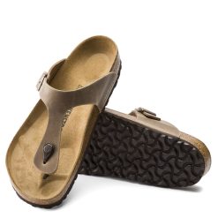 Birkenstock Women's Gizeh Oiled Leather In Tobacco Brown 8 Birkenstock Women's Gizeh Oiled Leather In Tobacco Brown -sorel shop BI 943811 634W 3 1100x