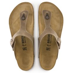 Birkenstock Women's Gizeh Oiled Leather In Tobacco Brown 9 Birkenstock Women's Gizeh Oiled Leather In Tobacco Brown -sorel shop BI 943811 634W 4 1100x