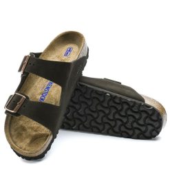 Birkenstock Women's Arizona Softbed Leather In Mocha (Narrow Width) -sorel shop BI 951313 2078 4 1100x