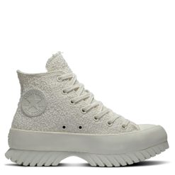 Converse Women's Chuck Taylor All Star Lugged 2.0 Jacquard In Egret/Egret/Black