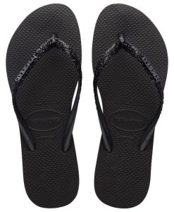 Havaianas Women's Slim Glitter II In Black