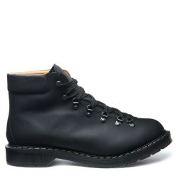 Solovair Urban Hiker In Black Greasy