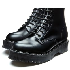 Solovair 8 Eye Zip Platform Derby Boot In Black Hi-Shine 5 Solovair 8 Eye Zip Platform Derby Boot In Black Hi-Shine -sorel shop SV S8 551 BK ZIP HI 111 4 1100x