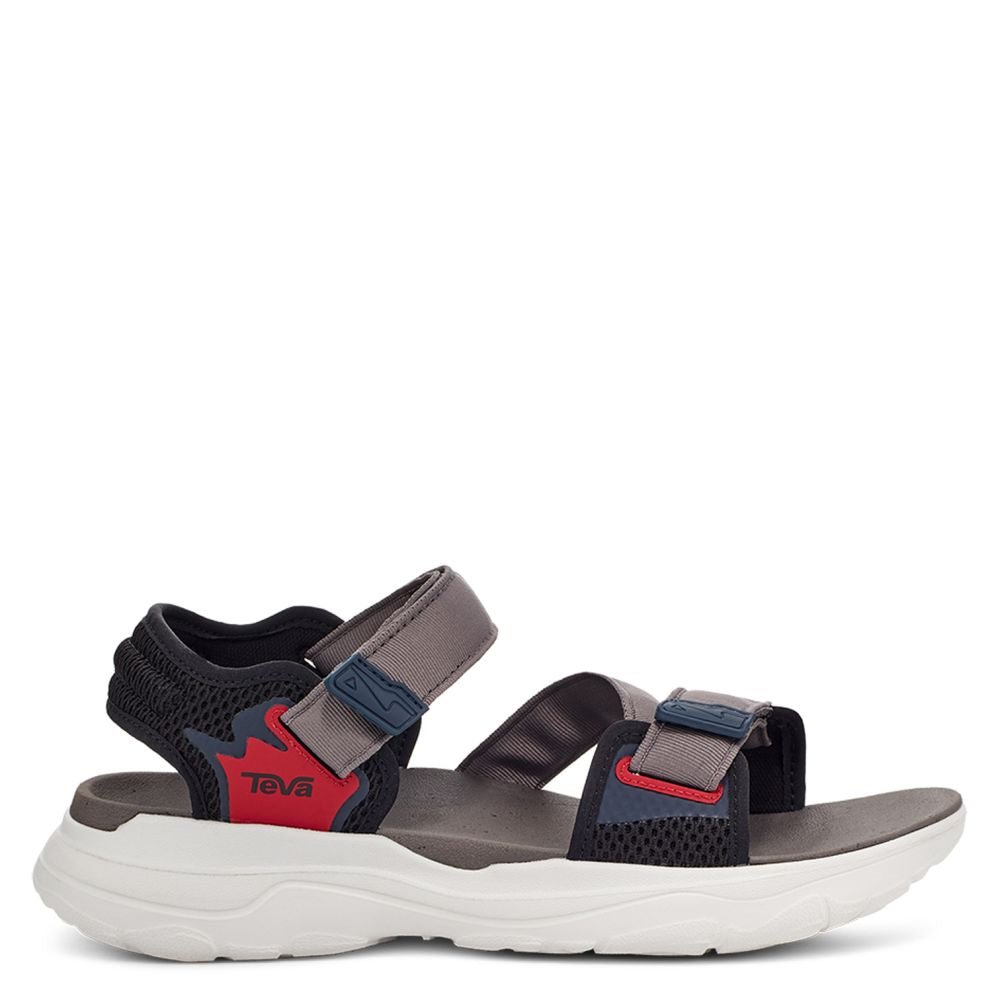 Teva Men's Zymic In Grey/Red 3 Teva Men's Zymic In Grey/Red
