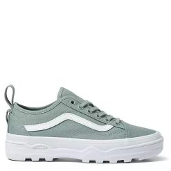 Vans Women's Sentry Old Skool WC In Heavy Canvas Green Milieu