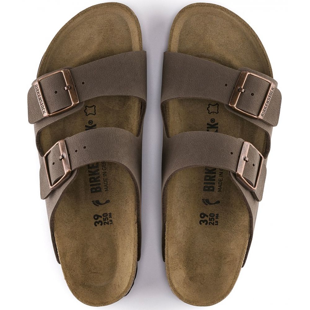 Birkenstock Arizona Birkibuc in Mocha (Narrow Width) Birkenstock Arizona Birkibuc In Mocha (Narrow Width) -sorel shop b i birkenstock arizona birko flor mocha 151183